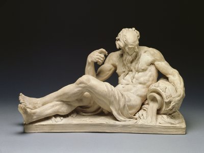 Flussgott (Vorderansicht) ca. 1755 von Jean Jacques Caffieri